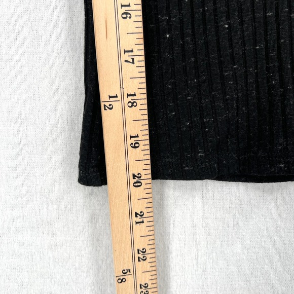 ENZA COSTA Long Sleeve Cardigan Womens Small Black Speckle V-neck Ribbed NWT - Picture 11 of 11